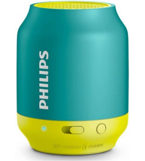 Philips BT50A/00 Portable Bluetooth Speaker, Wireless, Green Yellow